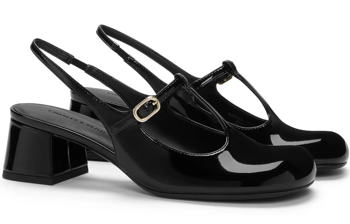 CHARLES&KEITH Small CK Mary Jane Qadın Sandalet 4.6sm Çoxrəngli 6