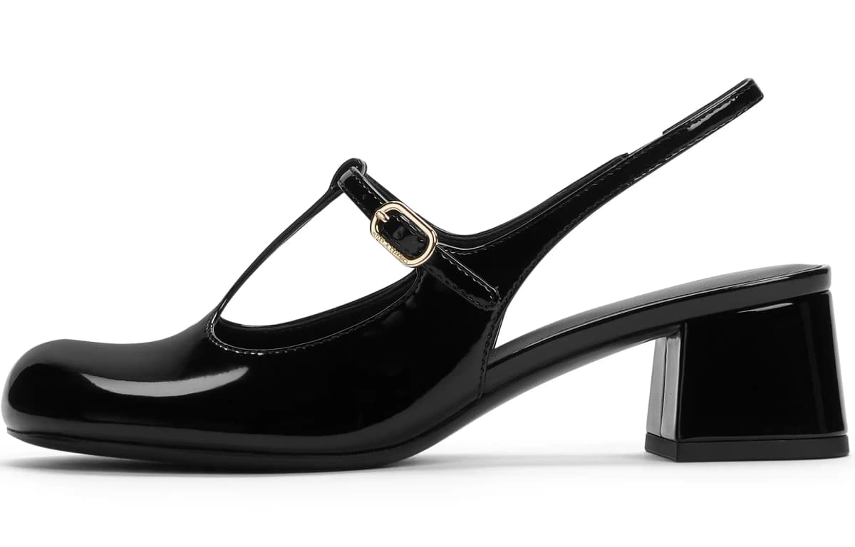 CHARLES&KEITH Small CK Mary Jane Qadın Sandalet 4.6sm Çoxrəngli 5