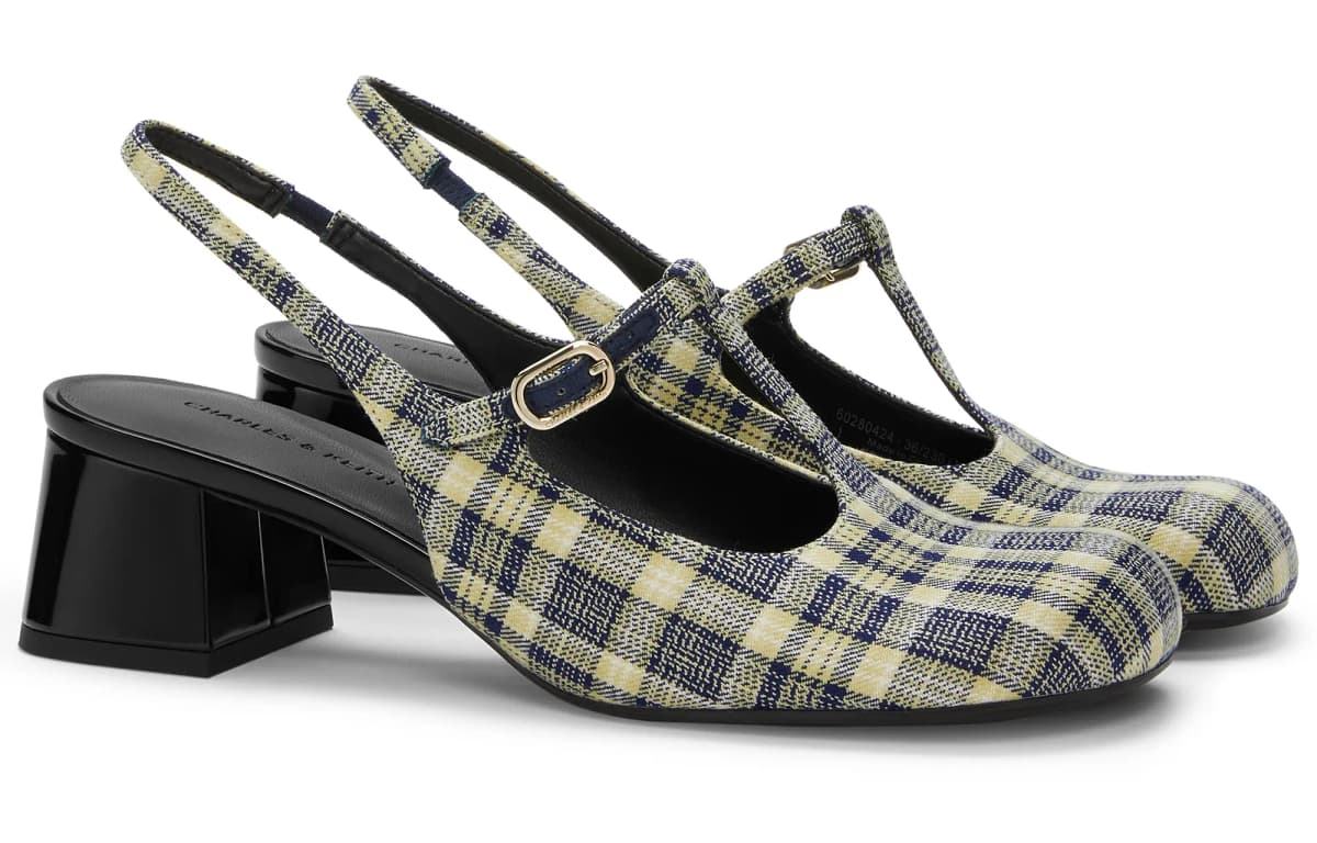 CHARLES&KEITH Small CK Mary Jane Qadın Sandalet 4.6sm Çoxrəngli 14