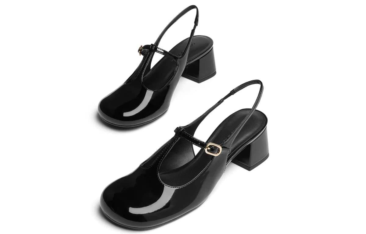 CHARLES&KEITH Small CK Mary Jane Qadın Sandalet 4.6sm Çoxrəngli 7