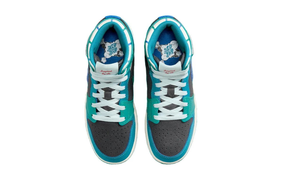 Jordan 1 Mid Inspired By The Greatest Aquatone GS 4