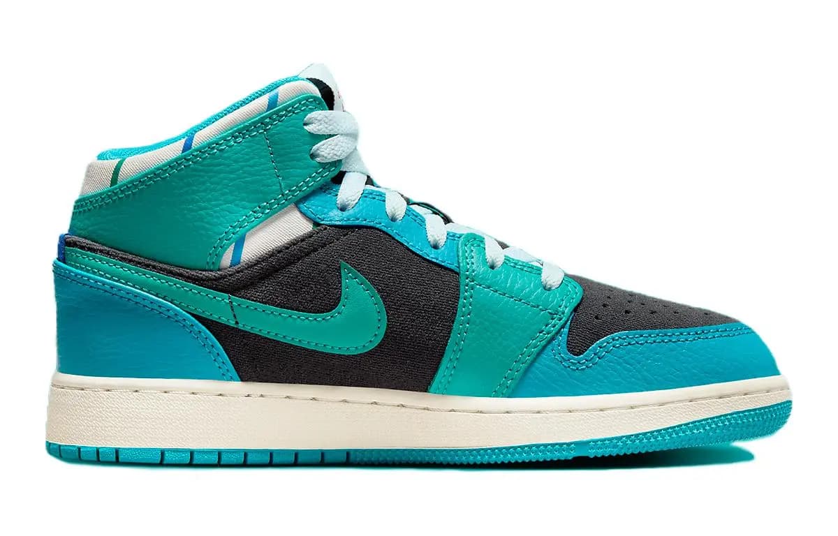 Jordan 1 Mid Inspired By The Greatest Aquatone GS 2