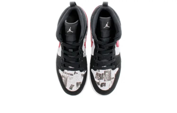 Jordan 1 Mid SE PS Newspaper Air Times 4