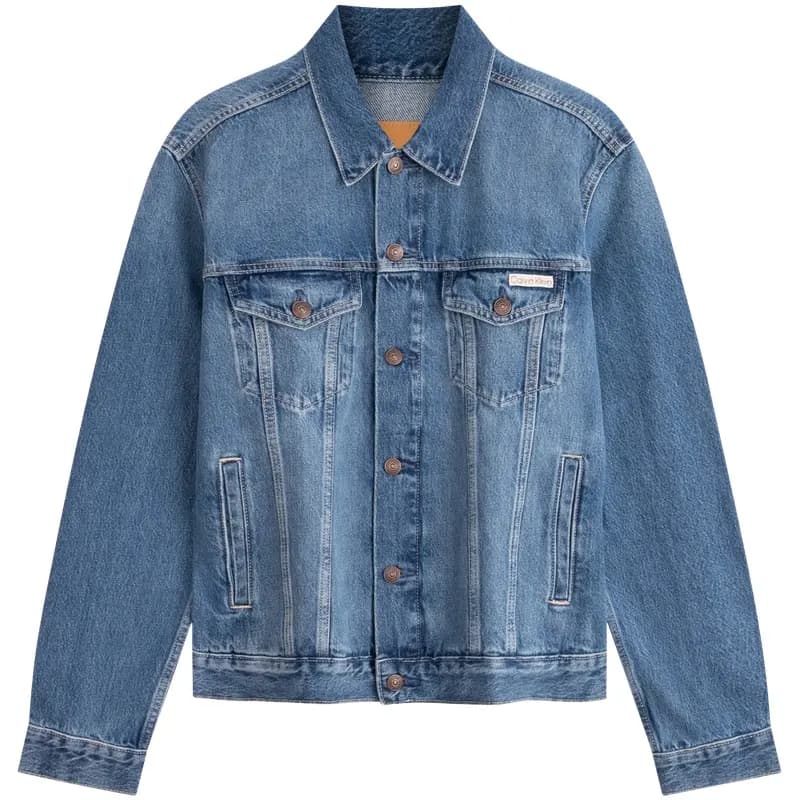 Calvin Klein SS24 Series Kişi Cins Pencəyi Mavi