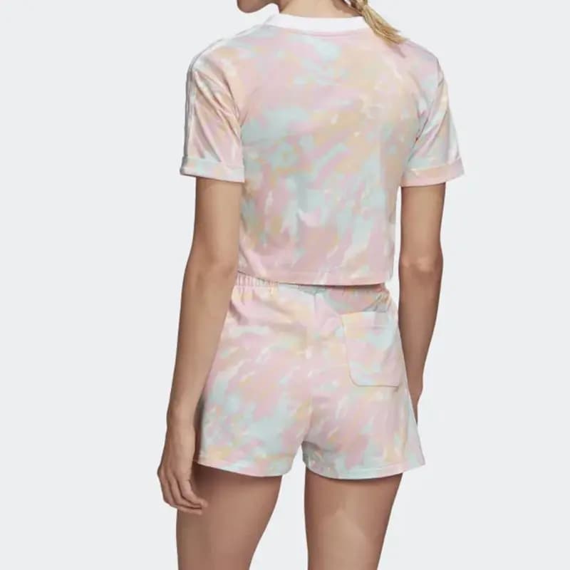 adidas Originals Qadın Crop Top Çəhrayı/Narıncı 4