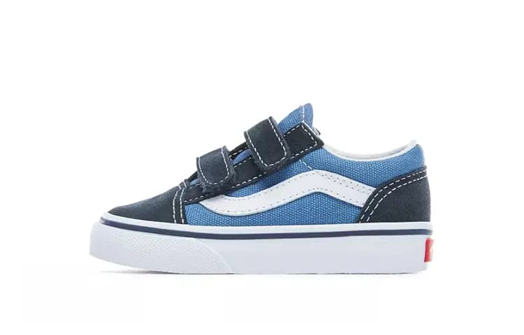 Vans Old Skool V Körpə Ayaqqabısı 'Navy'