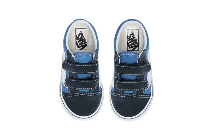 Vans Old Skool V Körpə Ayaqqabısı 'Navy' 4