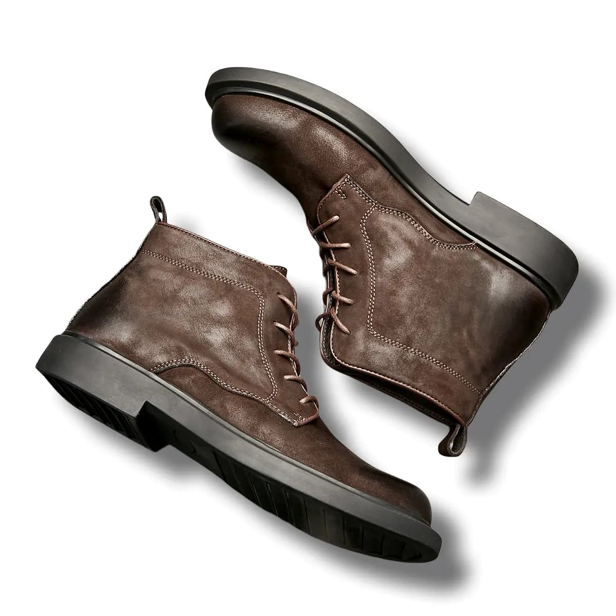Brounvanm Ankle Boots Men Brown 4