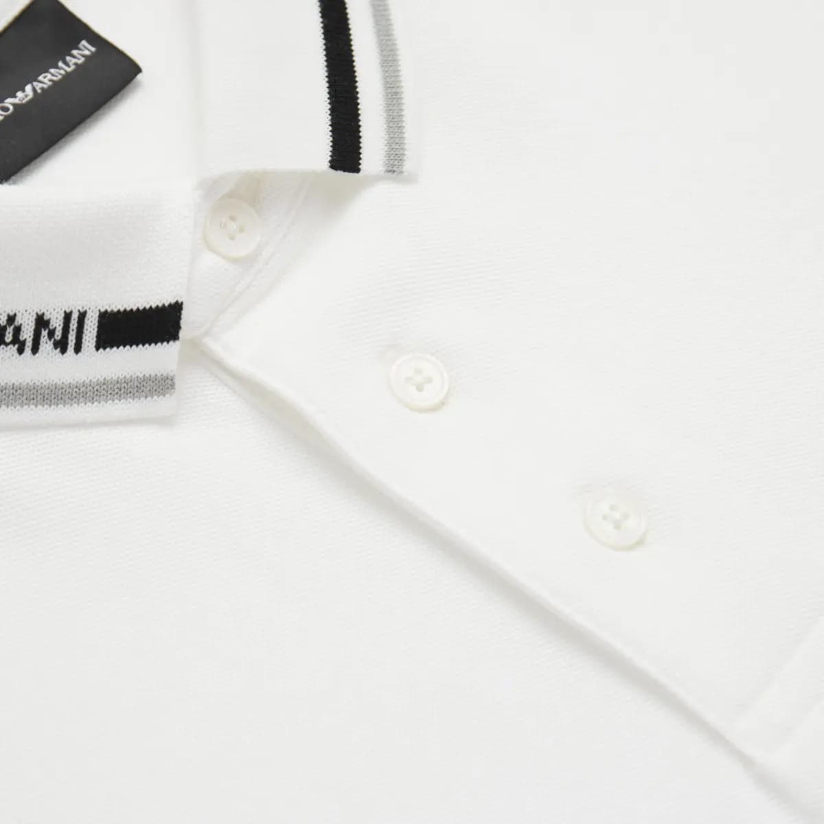 EMPORIO ARMANI Logo Jersey Polo Köynəyi 5