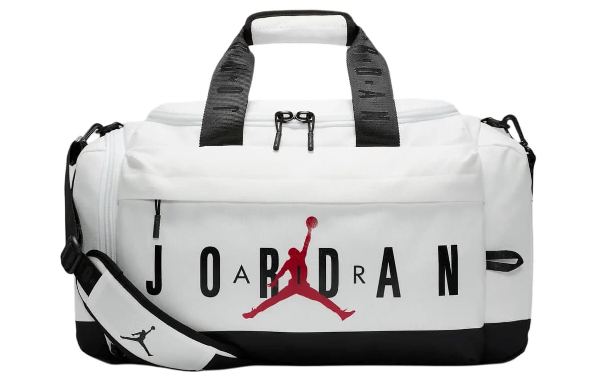Jordan Polyester Çiyin və Səyahət Çantası Unisex Ağ