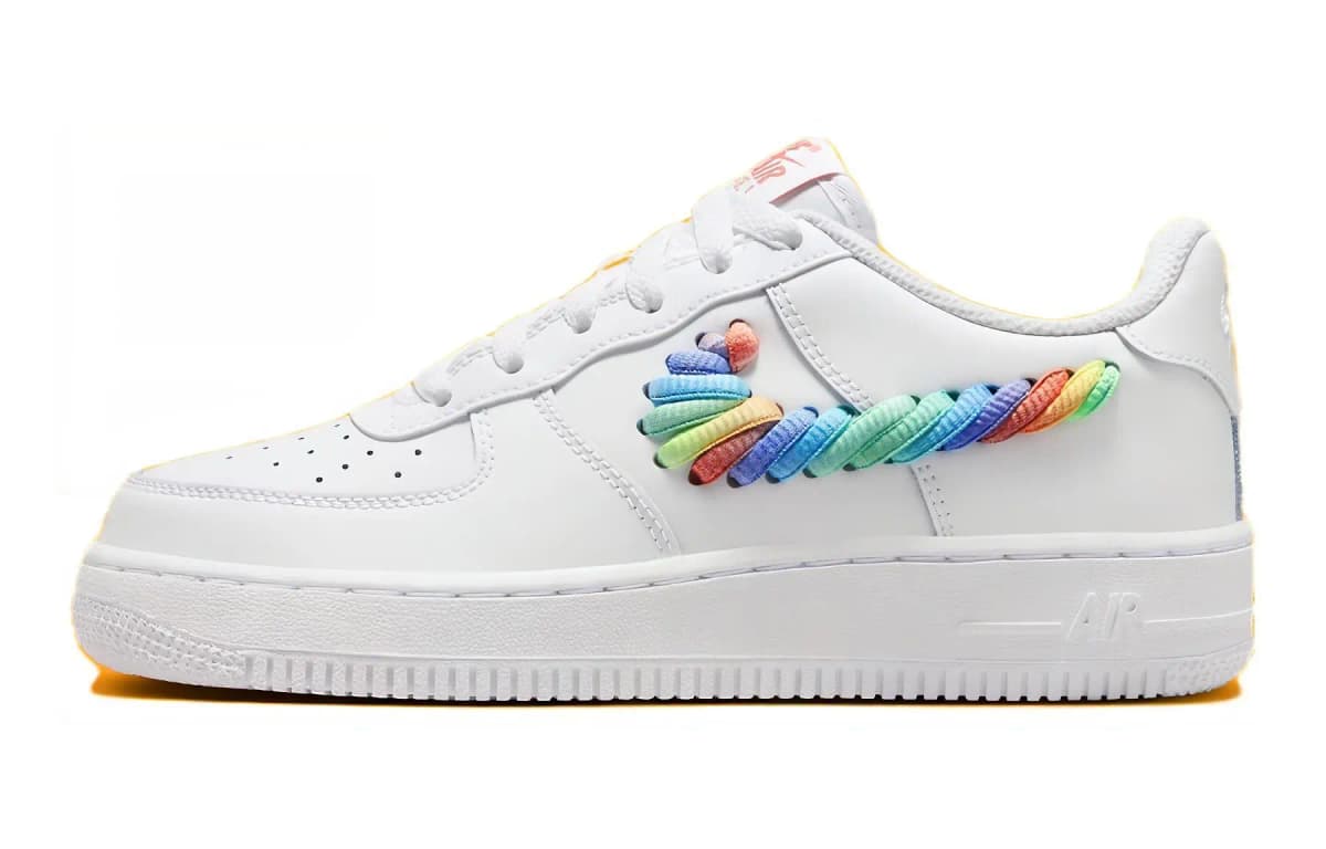 Nike Air Force 1 Low GS Ağ/Göy qurşağı