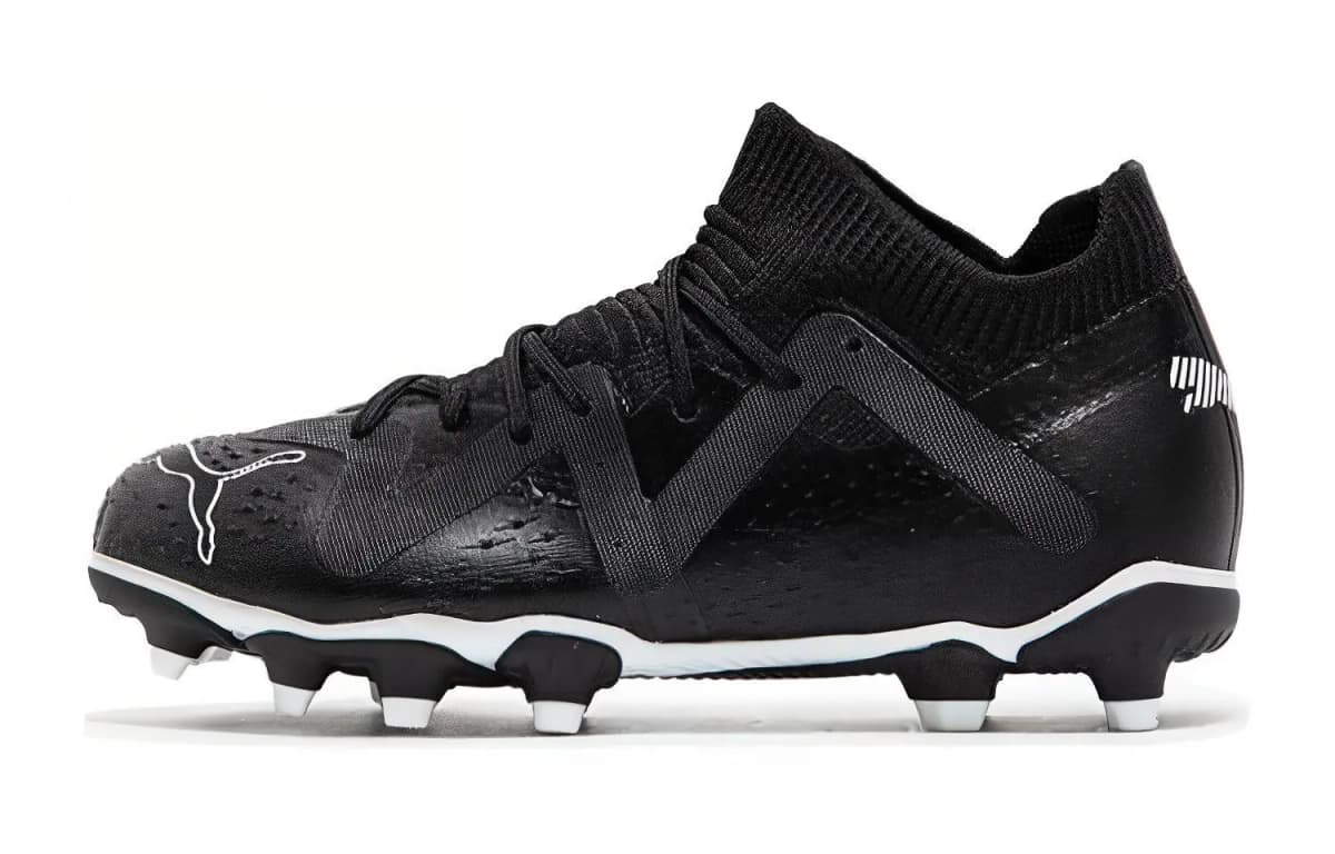 PUMA Future Match FG/AG Slip-Resistant Low-Top Kids' Soccer Shoes Black Kids'
