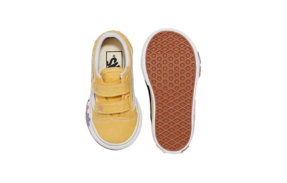 Vans Old Skool V Uşaq Ayaqqabısı Qızılı 4