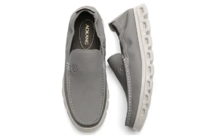 AOKANG Low-Top Casual Shoes Men's Gray 4