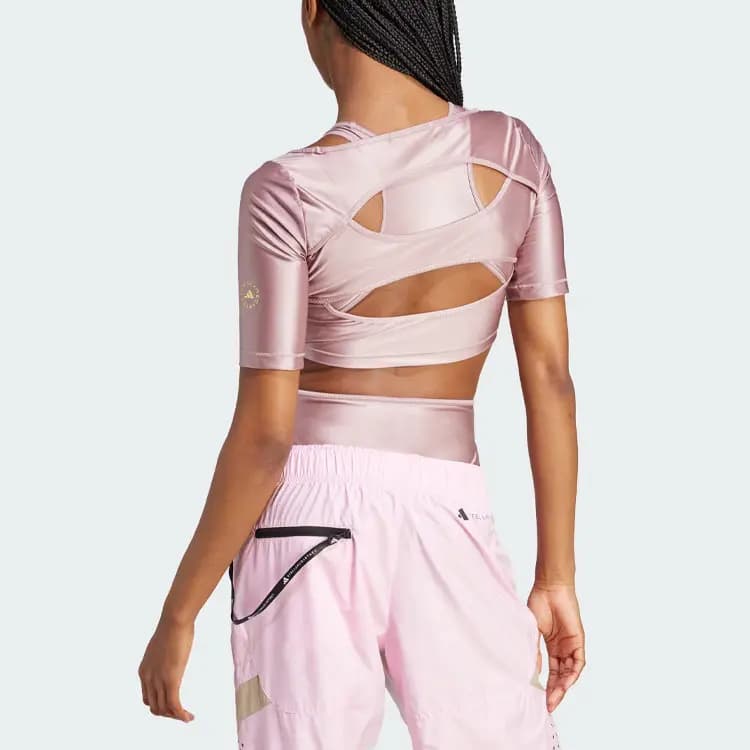 Adidas Logo appliqué Cropped T shirt 3