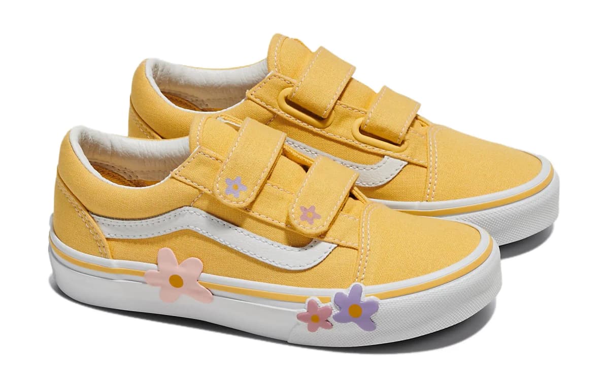 Vans Old Skool Uşaq Skeyt Ayaqqabısı Sarı 2