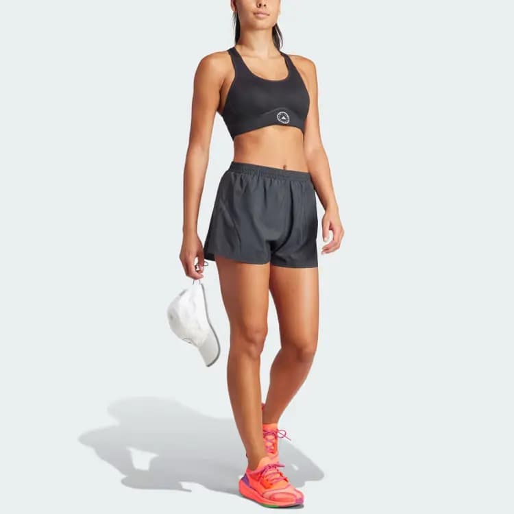 adidas x Stella McCartney Truepace İdman Şortu Qadın Qara 4