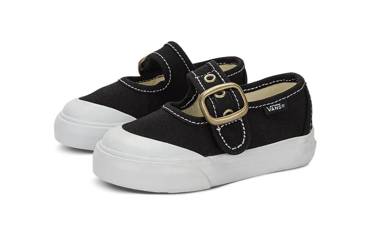 Vans Mary Jane Uşaq Ayaqqabısı Ağ/Qara 3