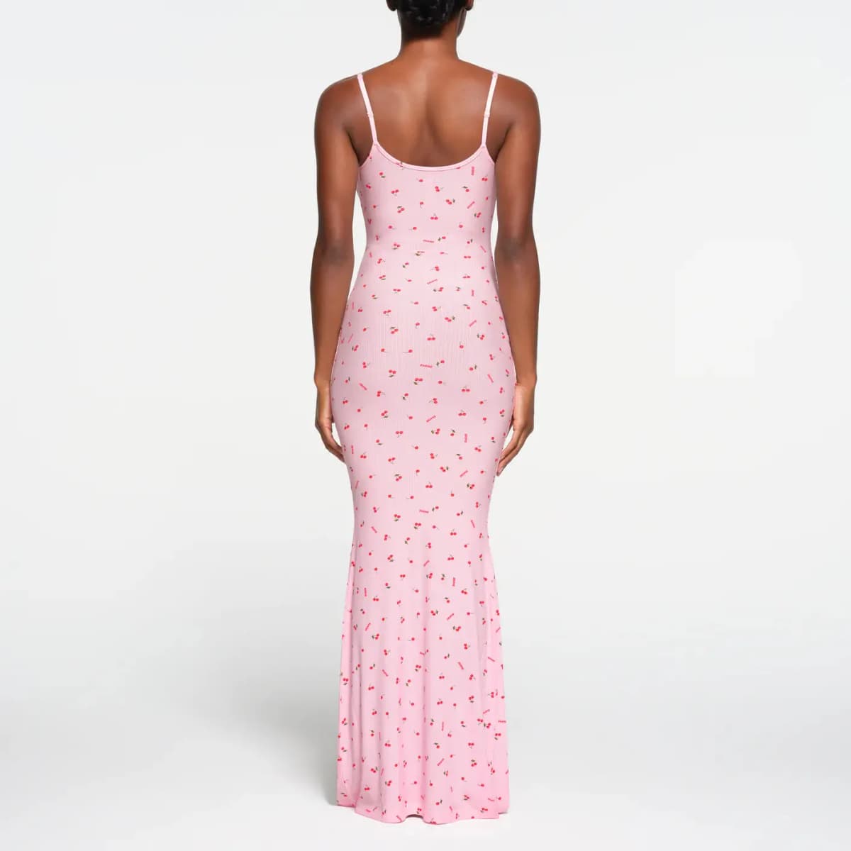 skims SOFT LOUNGE LONG SLIP DRESS Çəhrayı 3