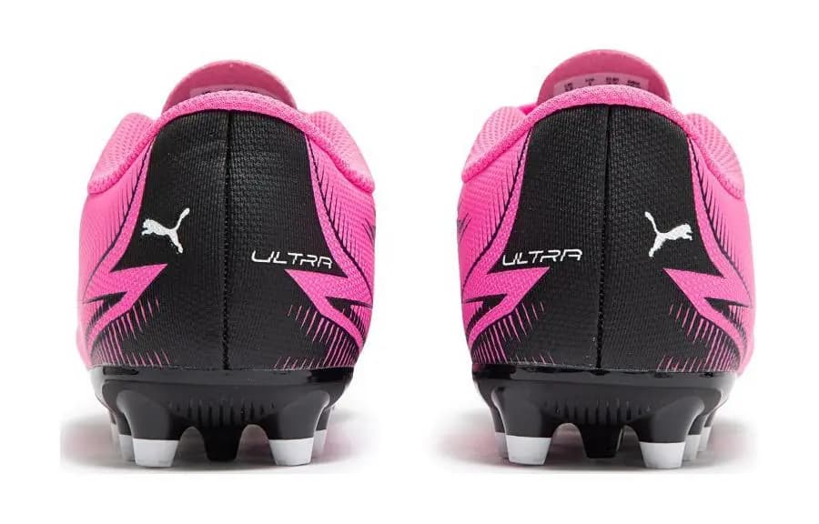 PUMA Ultra Play MG JR Slip-Resistant Low-Top Kids' Soccer Shoes Pink Black White Kids' 7