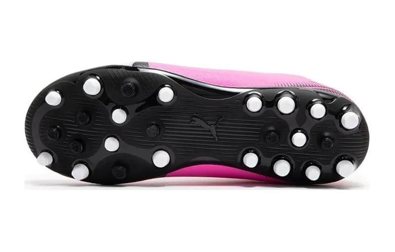 PUMA Ultra Play MG JR Slip-Resistant Low-Top Kids' Soccer Shoes Pink Black White Kids' 8
