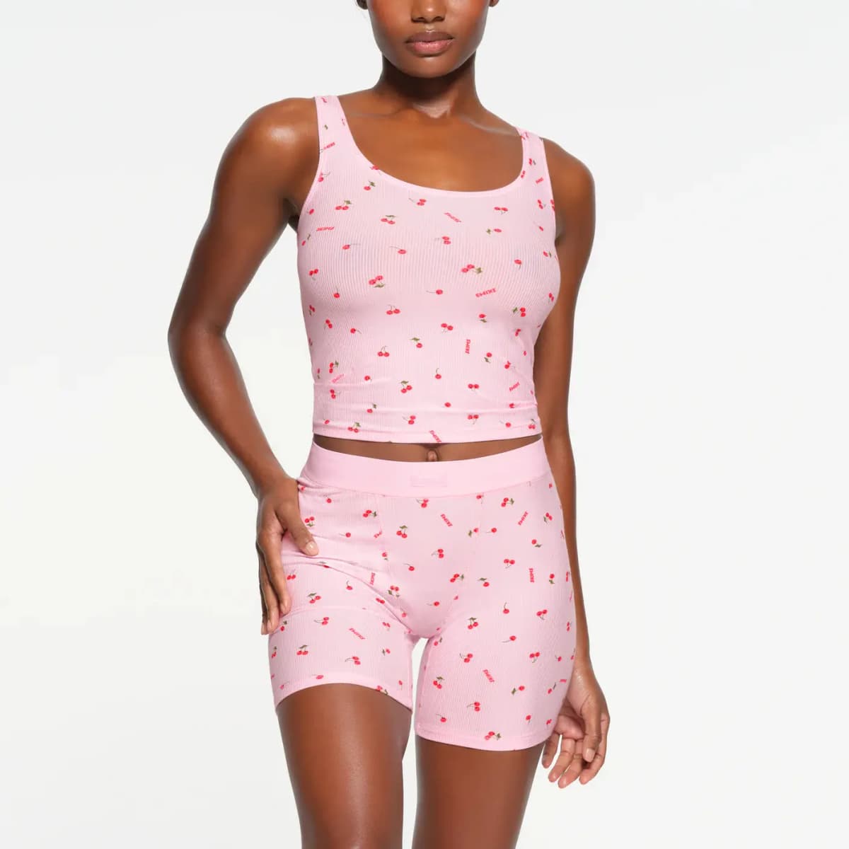 SKIMS Valentine's Day Collection Qadın Mayka Cherry Blossom 2