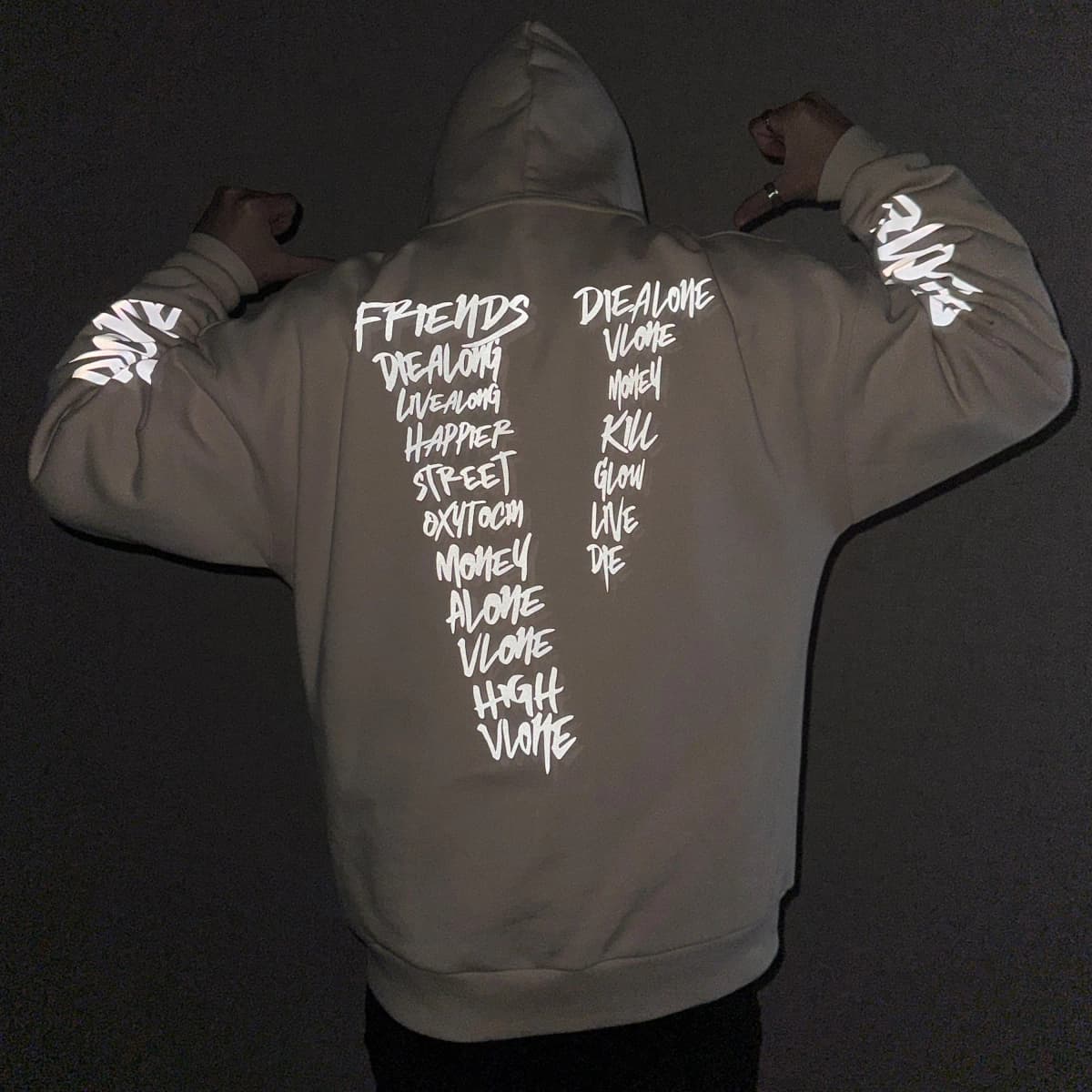 VLONE Loose Fit Zip Closure Hoodie Unisex 18