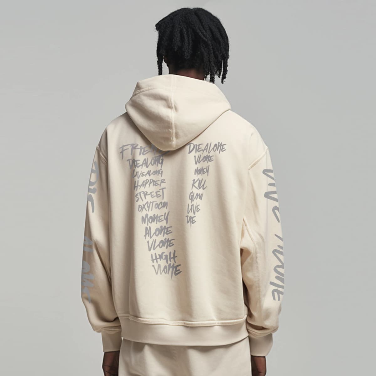 VLONE Loose Fit Zip Closure Hoodie Unisex 17