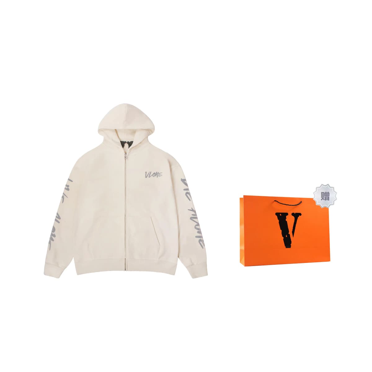 VLONE Loose Fit Zip Closure Hoodie Unisex 6