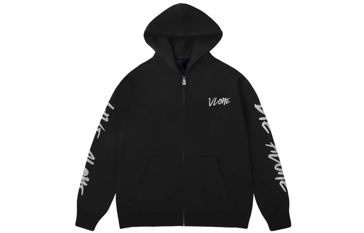VLONE Loose Fit Zip Closure Hoodie Unisex 2