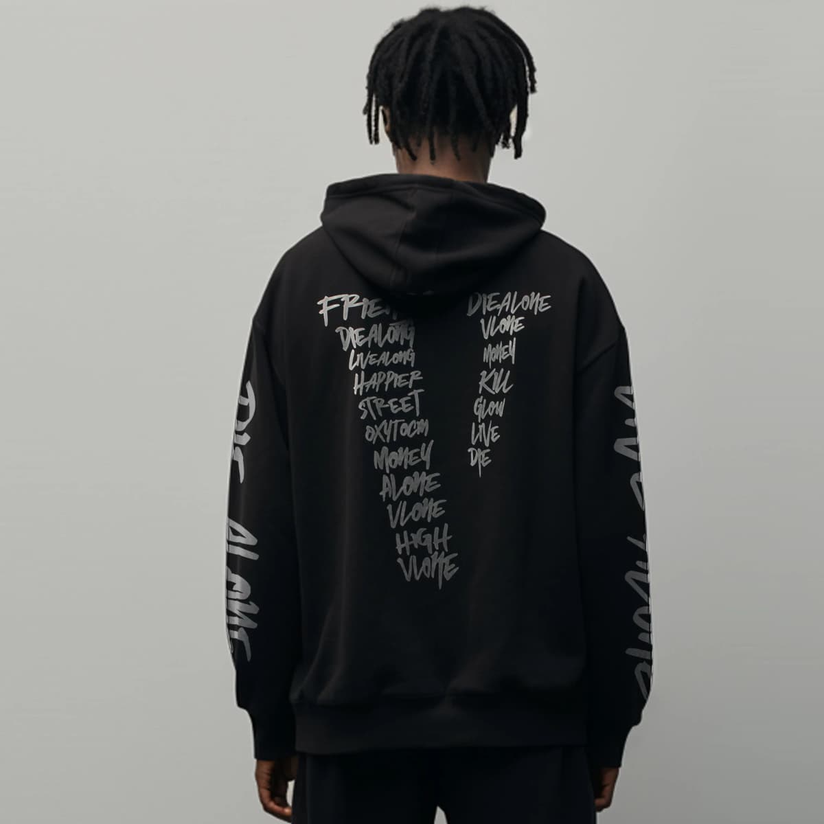 VLONE Loose Fit Zip Closure Hoodie Unisex 12
