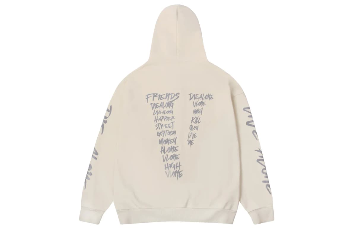 VLONE Loose Fit Zip Closure Hoodie Unisex 13