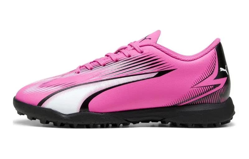 PUMA Ultra Play Slip-Resistant Low-Top Kids' Soccer Shoes Pink Black White Kids'