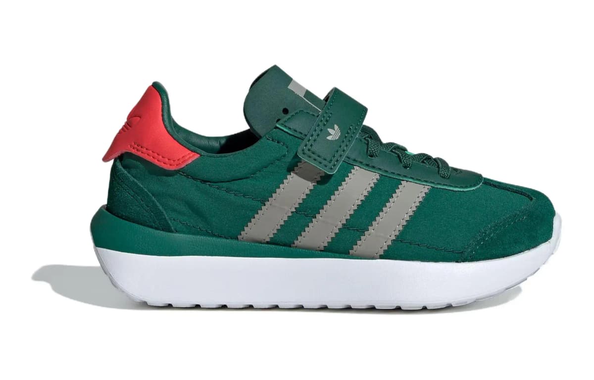 Adidas Originals COUNTRY Xlg Cushioning Low Top Kids Lifestyle Shoes Green Kids 2
