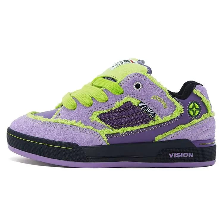 CROSSWAVE x Vision Street Wear Uşaq Skeyt Ayaqqabısı Bənövşəyi