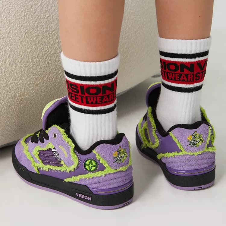 CROSSWAVE x Vision Street Wear Uşaq Skeyt Ayaqqabısı Bənövşəyi 9