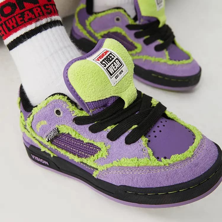 CROSSWAVE x Vision Street Wear Uşaq Skeyt Ayaqqabısı Bənövşəyi 10