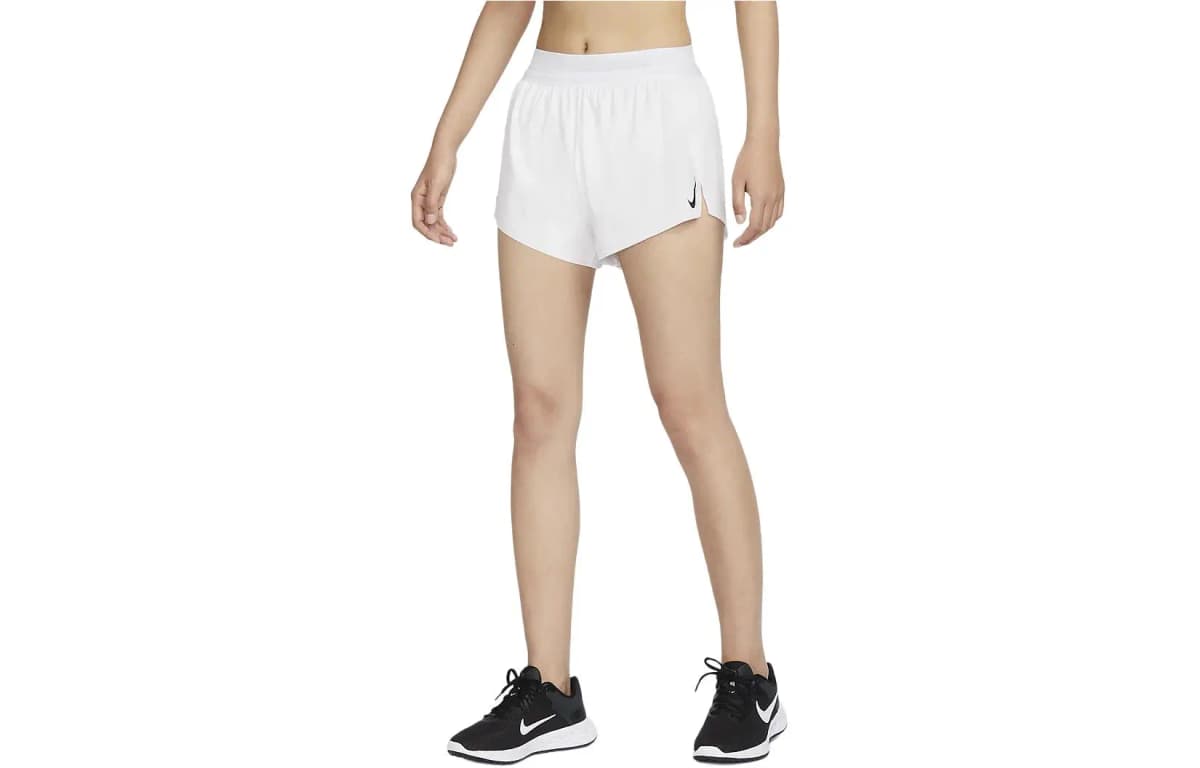 Nike Dri-FIT ADV Solid Lace Casual Athletic Shorts Women's White