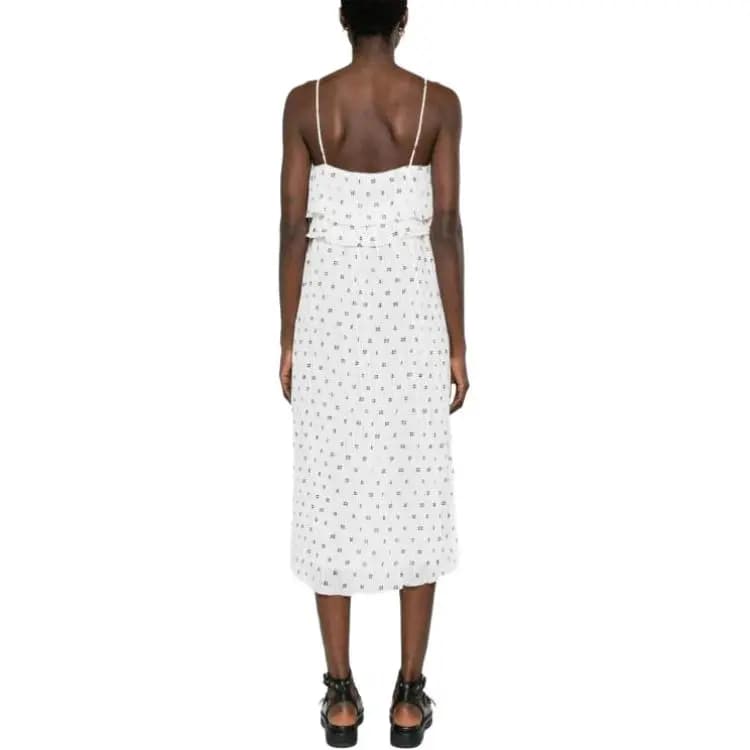GANNI Monogram Printli Midi Don 3