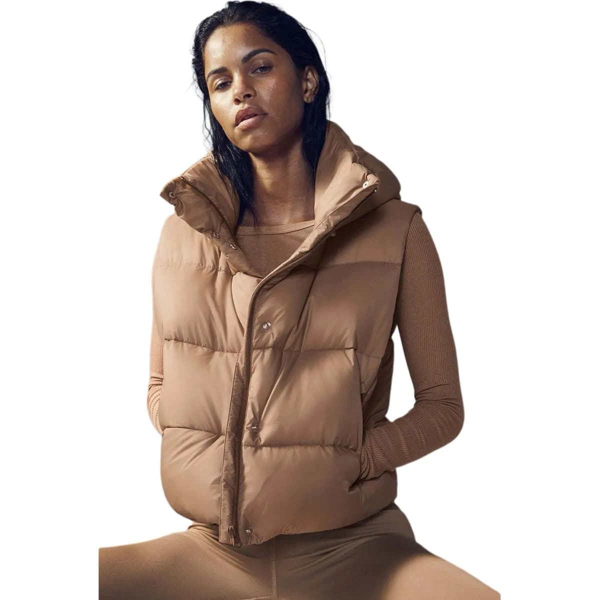 Alo Yoga GOLD RUSH PUFFER Qadın Jileti 6