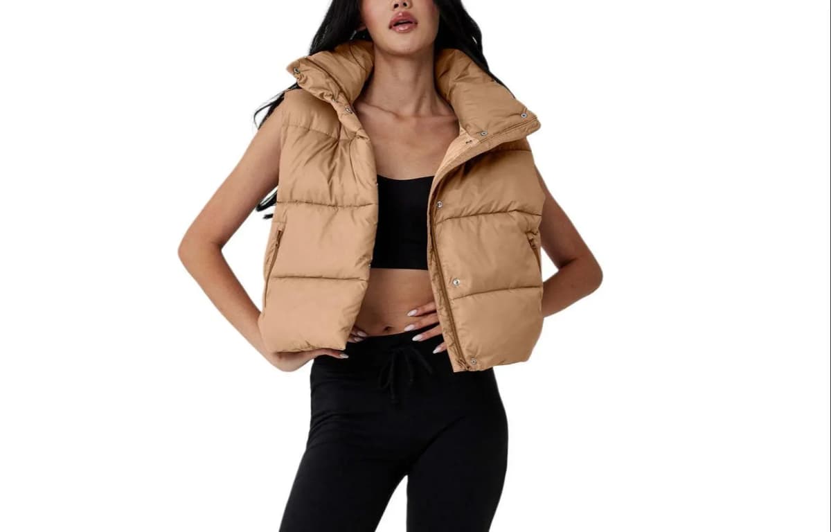 Alo Yoga GOLD RUSH PUFFER Qadın Jileti 4