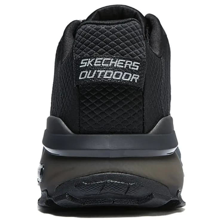 Skechers Cushioned Slip-Resistant Low-Top Outdoor Shoes Men's Black 5