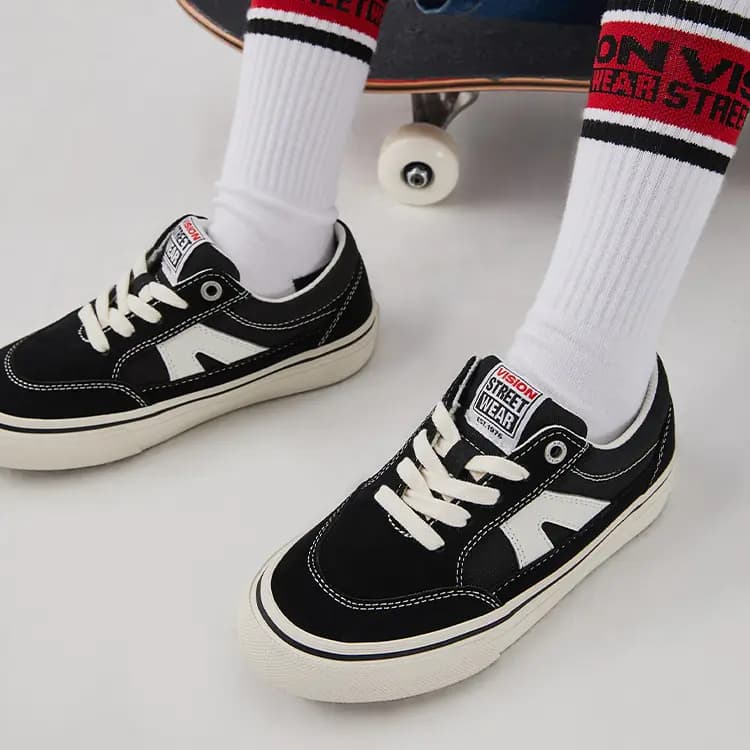 Vision Street Wear Stick Skate Ayaqqabısı Qara Uşaq 2