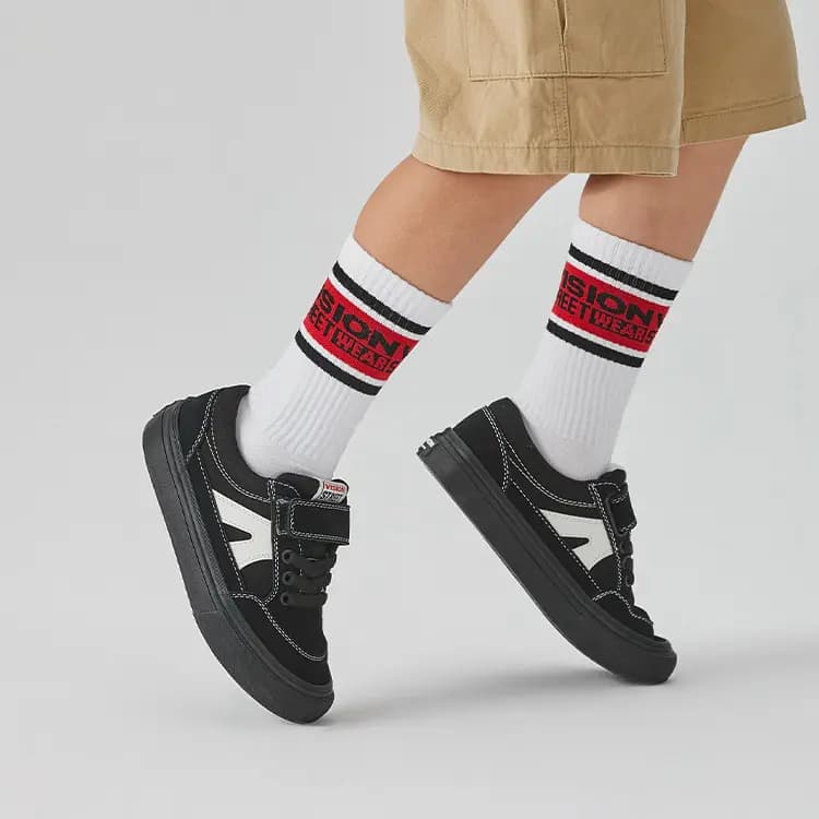 Vision Street Wear Stick Uşaq Skeyt Ayaqqabısı Oreo 7