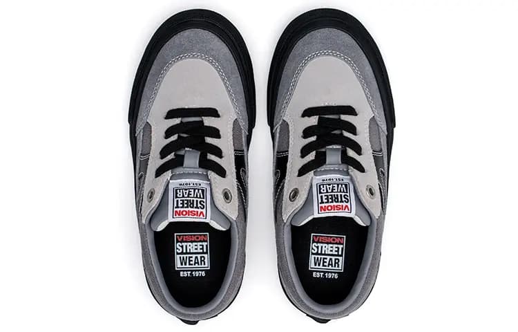 Vision Street Wear Stick Skateboarding Ayaqqabısı Boz Uşaq 4
