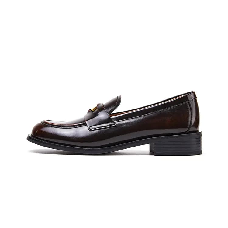 Marie Claire Loafers 3cm Women's Brown