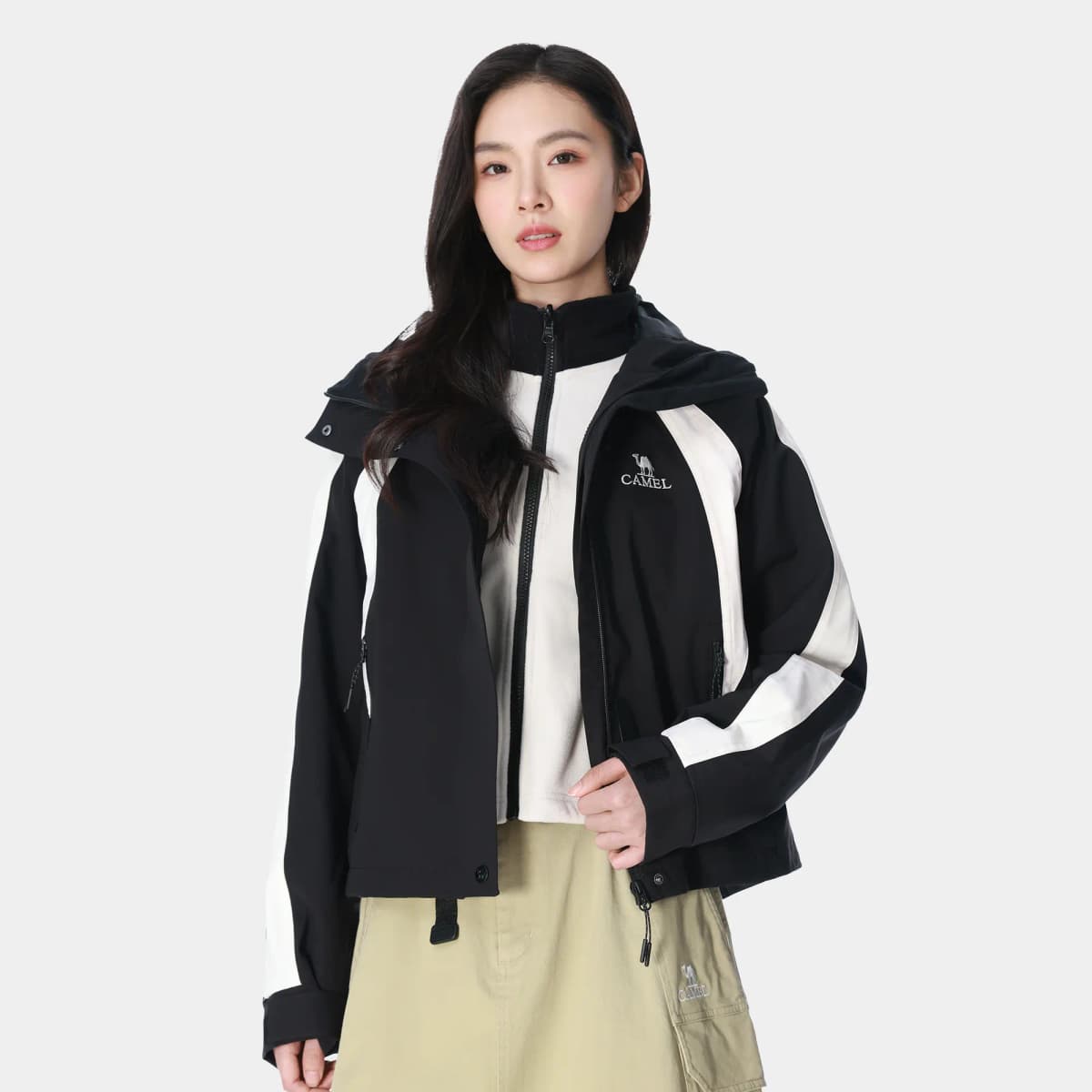 CAMEL Windbreaker Pencək Qadın 4
