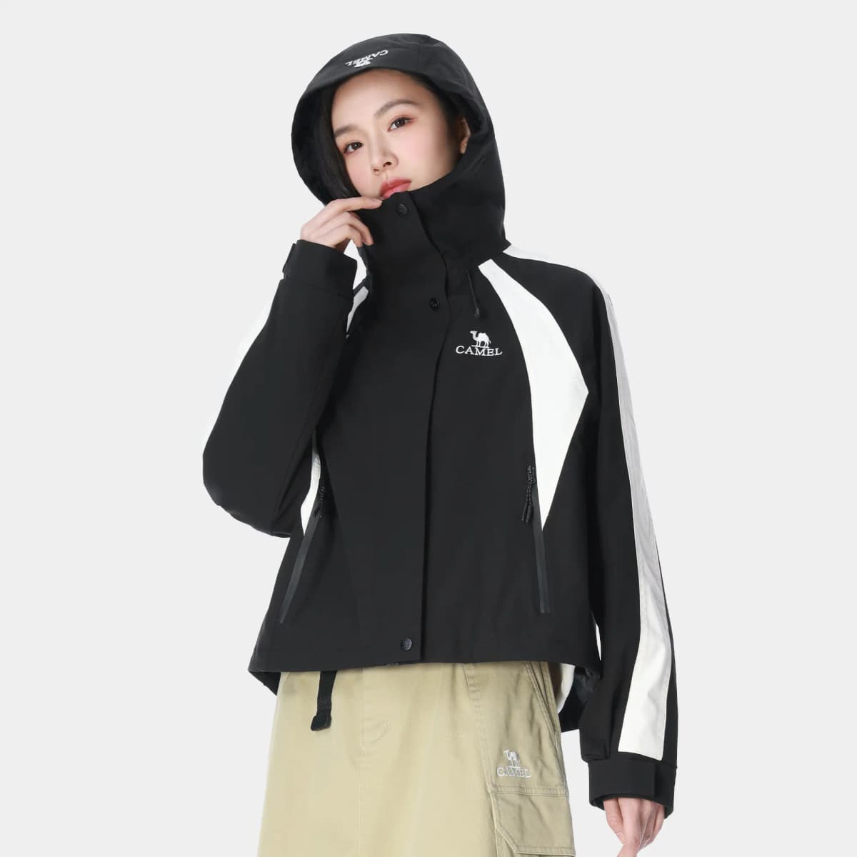 CAMEL Windbreaker Pencək Qadın 5