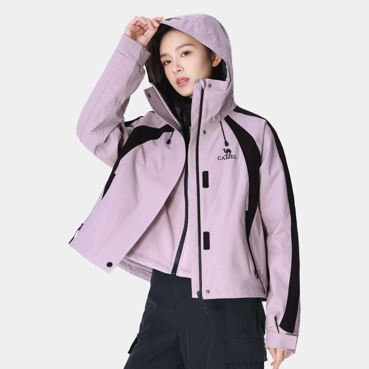 CAMEL Windbreaker Pencək Qadın 23