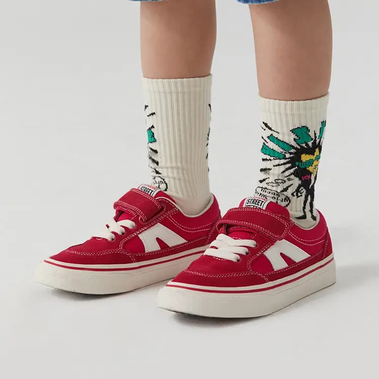 Vision Street Wear Stick Uşaq Skeyt Ayaqqabısı Qırmızı 8